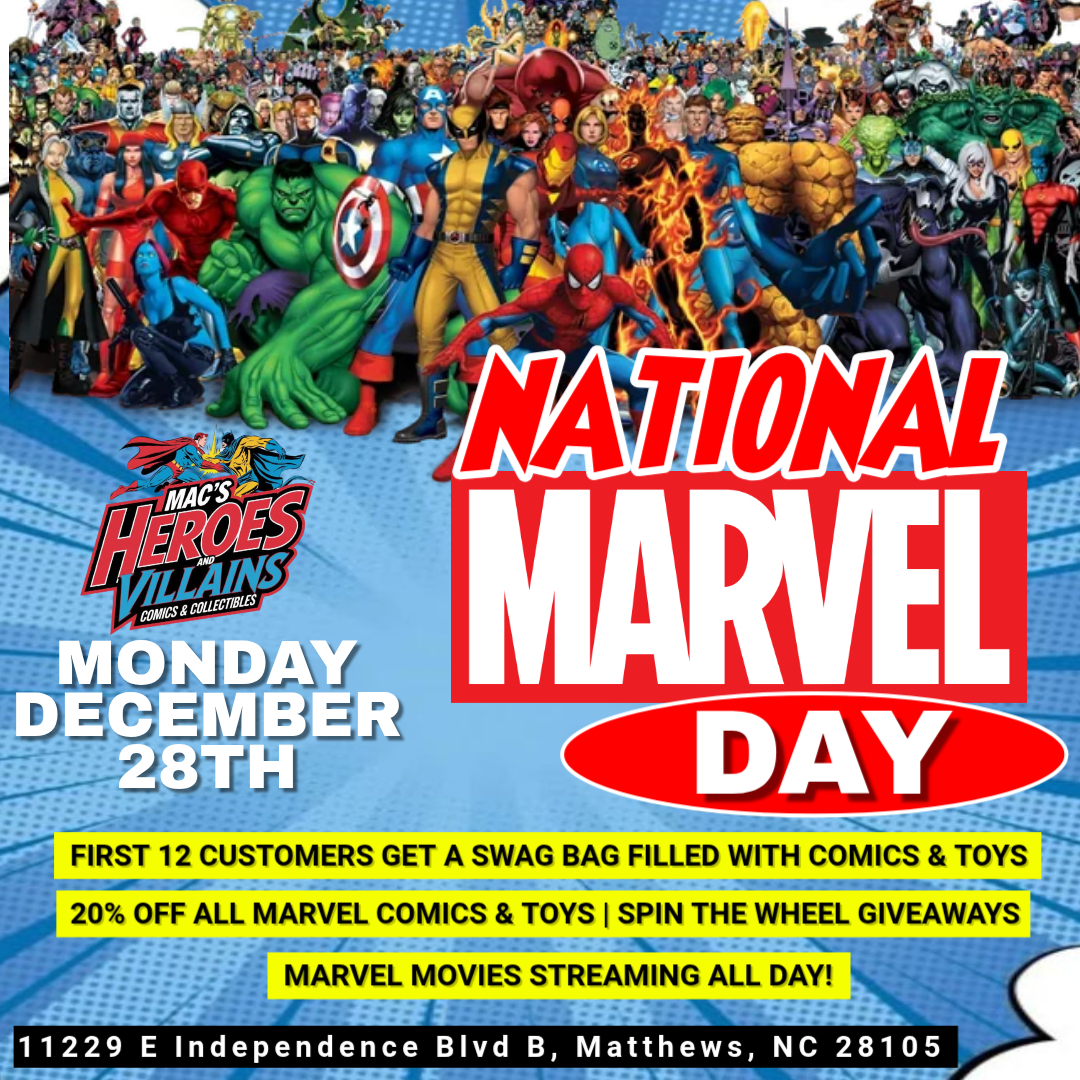 National Marvel Day flyer