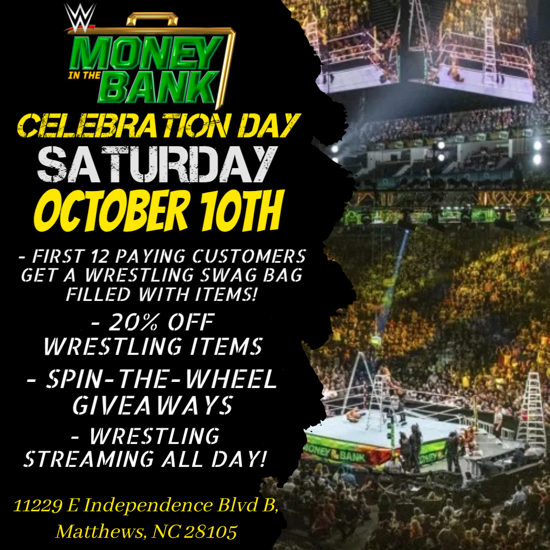 Money in the Bank Celebration flyer