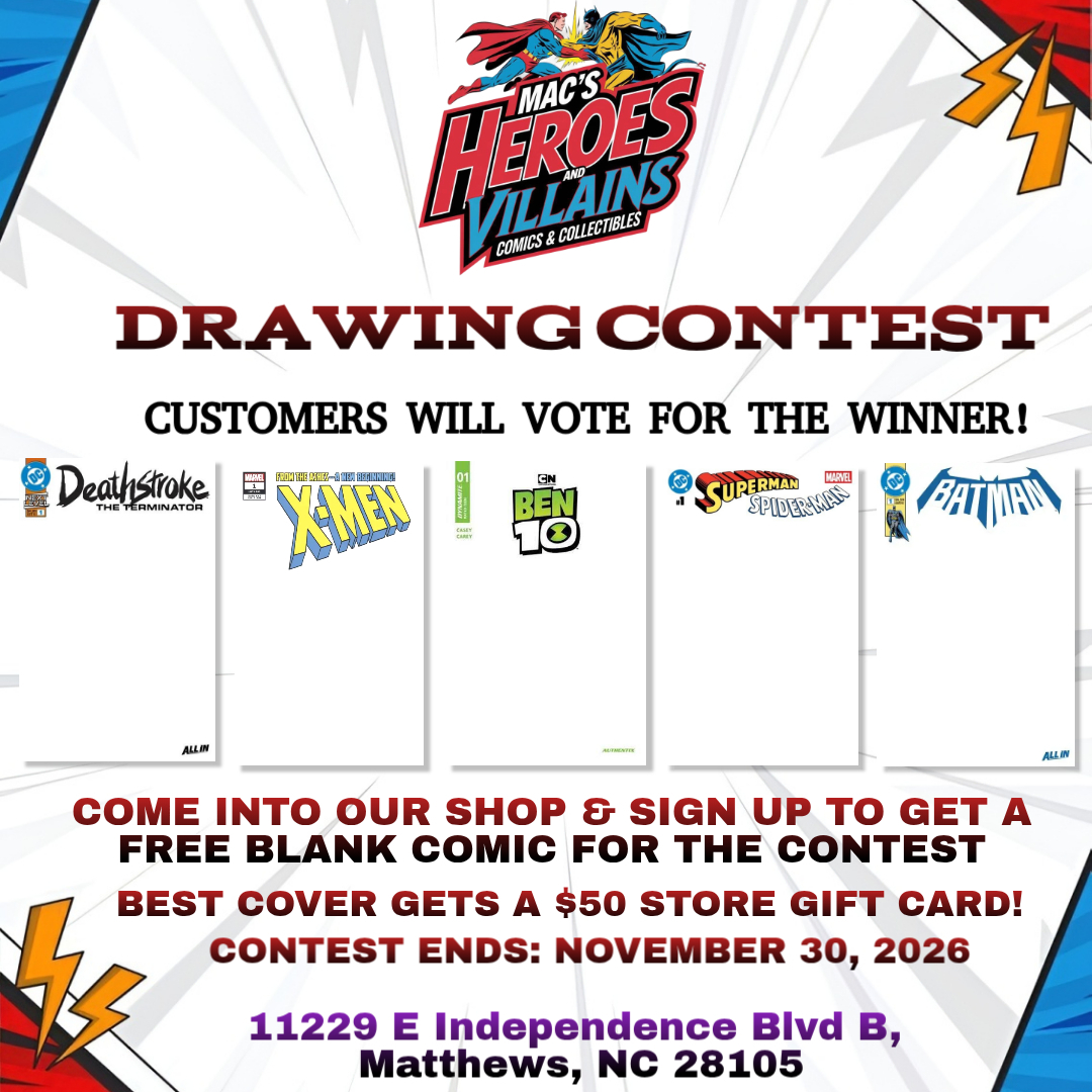 Blank Cover Drawing Contest flyer