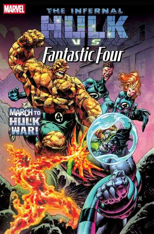 The Infernal Hulk vs. Fantastic Four #1 comic cover