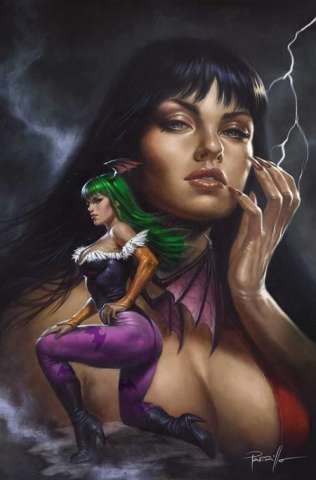 Vampirella vs. Darkstalkers #1 comic cover