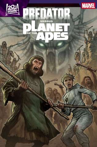 Cover of Predator vs. The Planet of the Apes #4