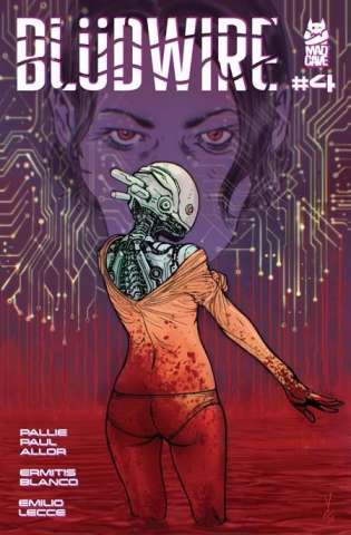 Blüdwire #4 comic cover