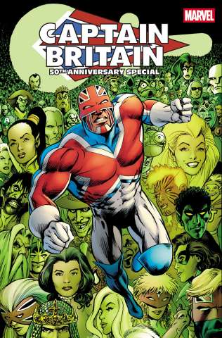 Captain Britain 50th Anniversary Special #1 comic cover