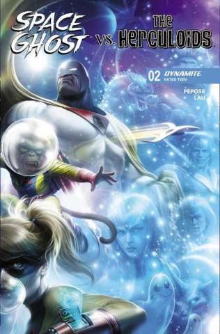 Space Ghost vs. The Herculoids #2 comic cover