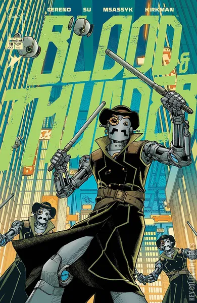 Blood & Thunder #18 comic cover