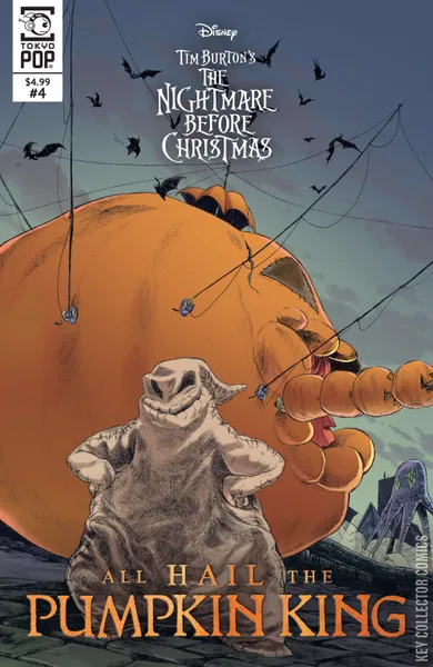 The Nightmare Before Christmas: All Hail the Pumpkin King #4 comic cover