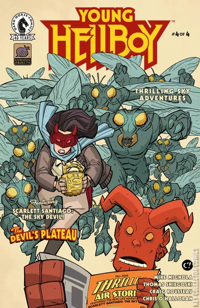 Young Hellboy: Thrilling Sky Adventures #4 comic cover
