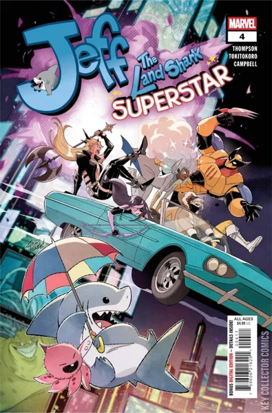 Jeff the Land Shark: Superstar #4 comic cover